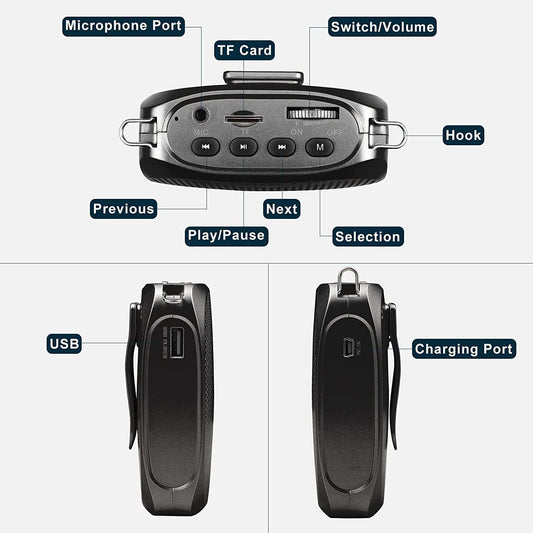 Personal Voice Amplifier For Teachers And Elderly