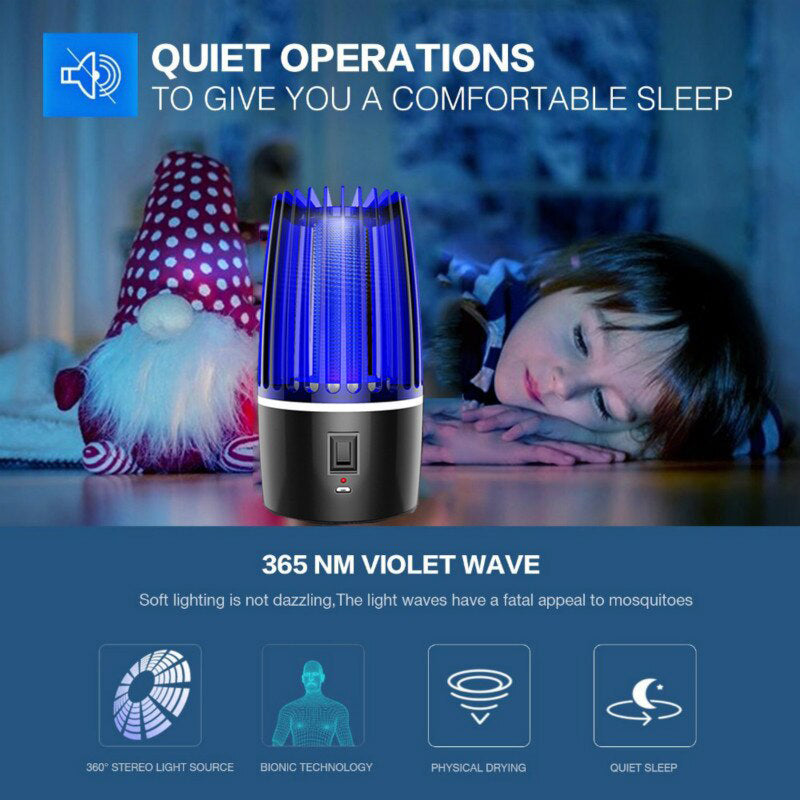 2-in-1 rechargeable mosquito killer