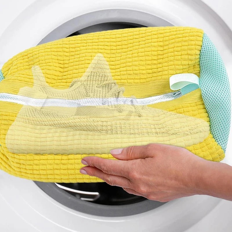 Practical shoe wash bag