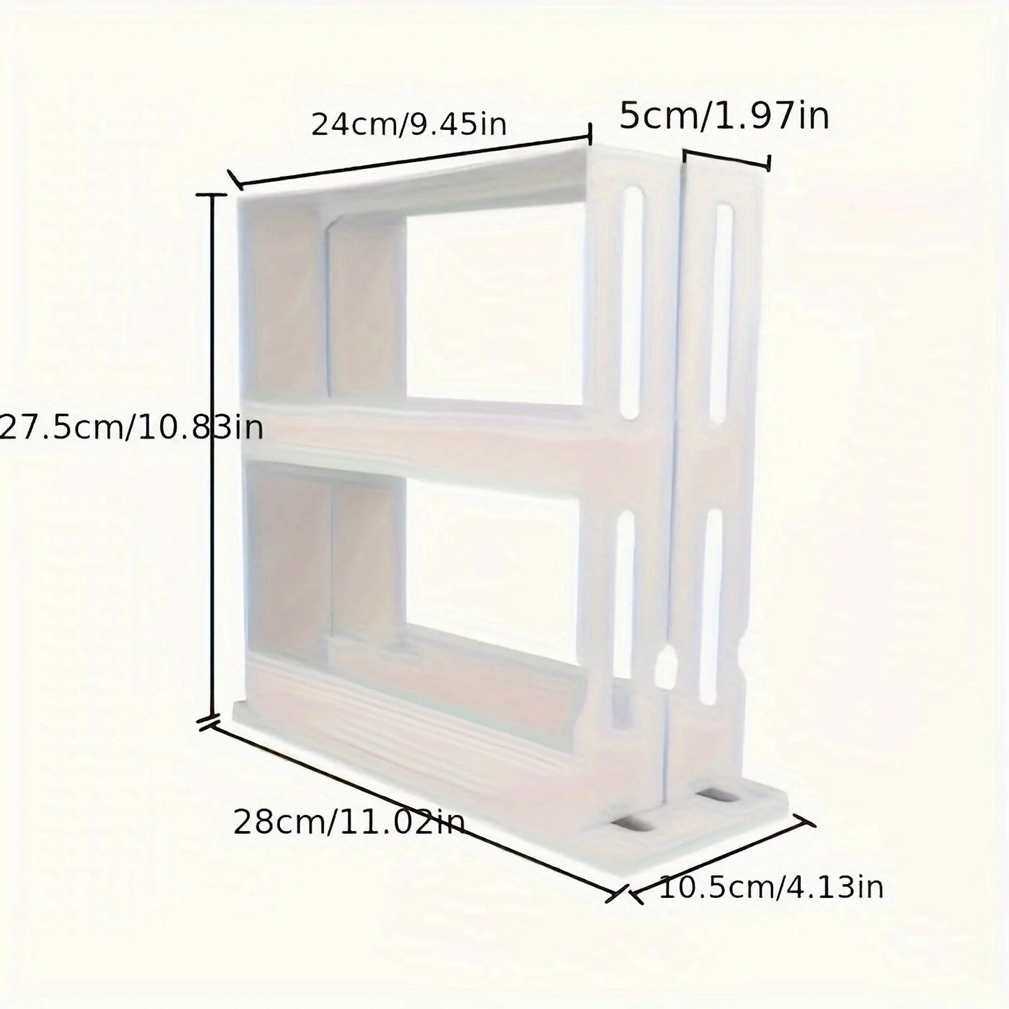 Spice Rack Organizer with Swivel Shelves