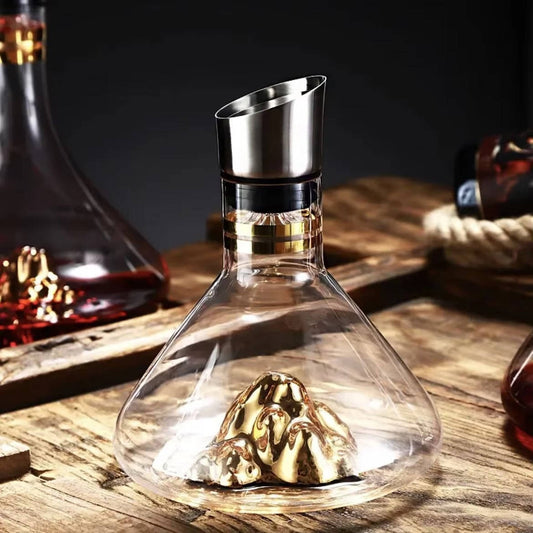 Crystal Glass Wine Decanter Aerator Carafe