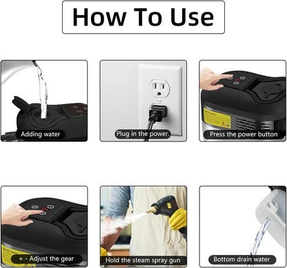 High-Pressure Steam Cleaning Tool