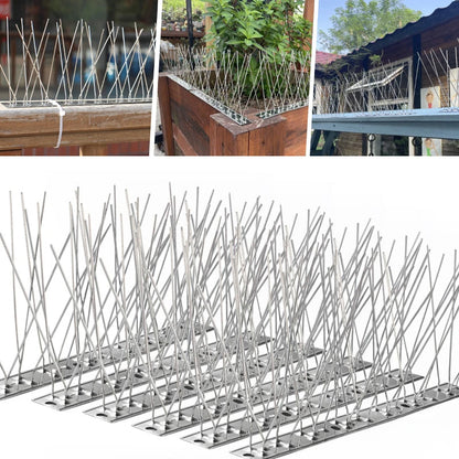 Outdoor Stainless Bird Repeller Spikes