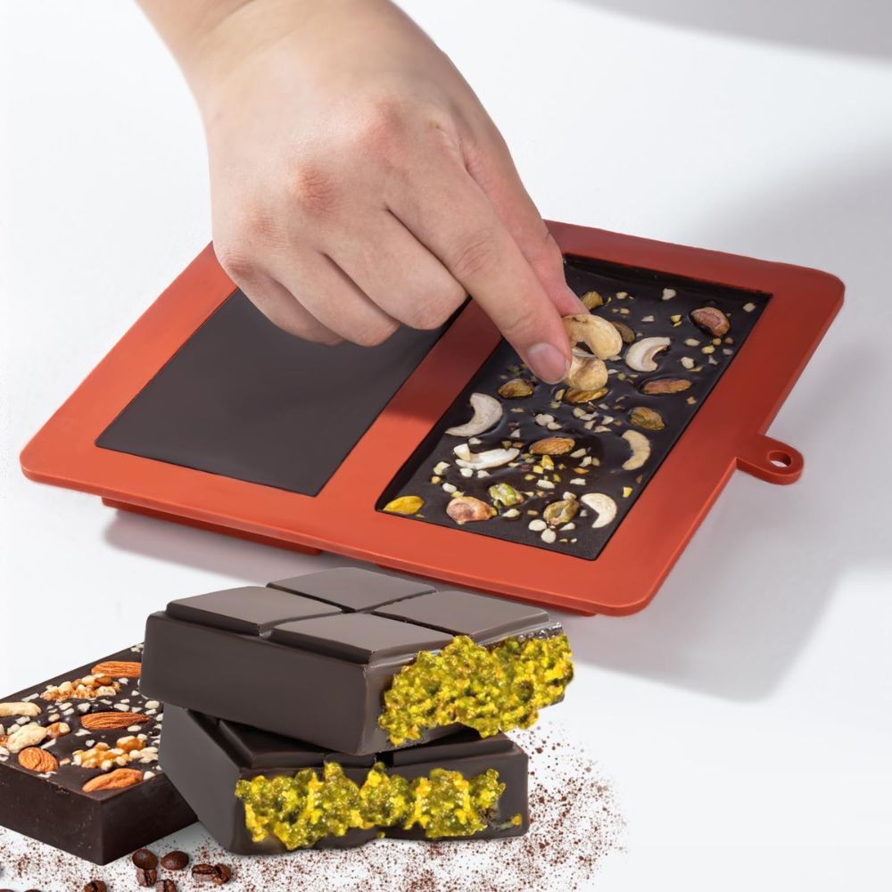 Dubai Chocolate Bar Food Safe Silicone Mold