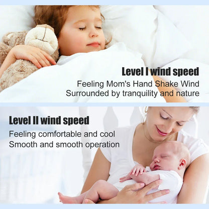 Mini Desktop Air Conditioner with USB Bladeless Cooling