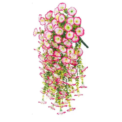 UV Resistant Artificial Morning Glory Flower Hanging Decor