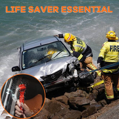 Car Safety Hammer Set Of 2 Emergency Escape Tool Auto Car Window Glass Hammer Breaker And Seat Belt Cutter