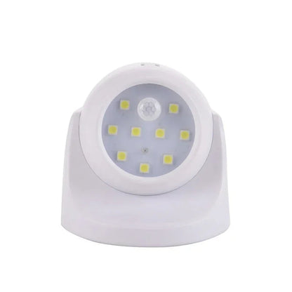 Wireless LED spotlight with motion detector – 360° rotatable & energy-saving
