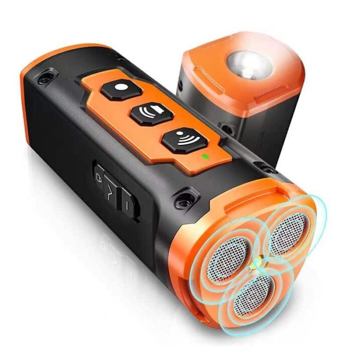 Pocket ultrasonic dog bark deterrent device