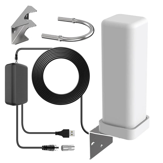 Extra Range 360° Premium Antenna 2025 HDTV Outdoor Antenna Amplified 460 Mile Range