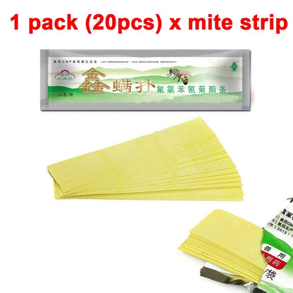 Set Of 20 Strips Of Fluvalinate Insect Repellent