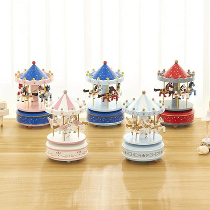 Sky City Carousel Music Box