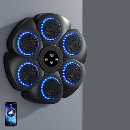 Wireless Music Boxing Machine, USB Rechargeable Wall Target