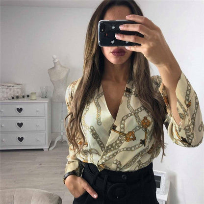 Vintage Printed Bodysuit