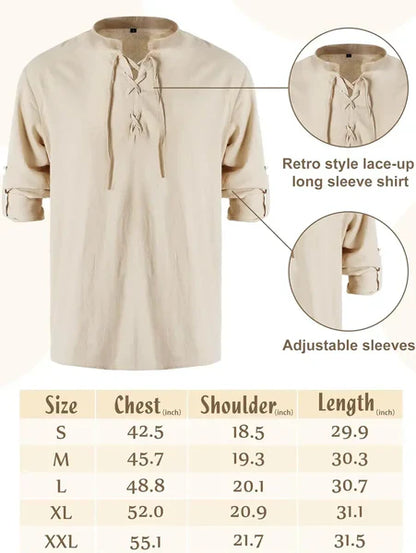 Official 4 Pcs Men's Pirate Costume