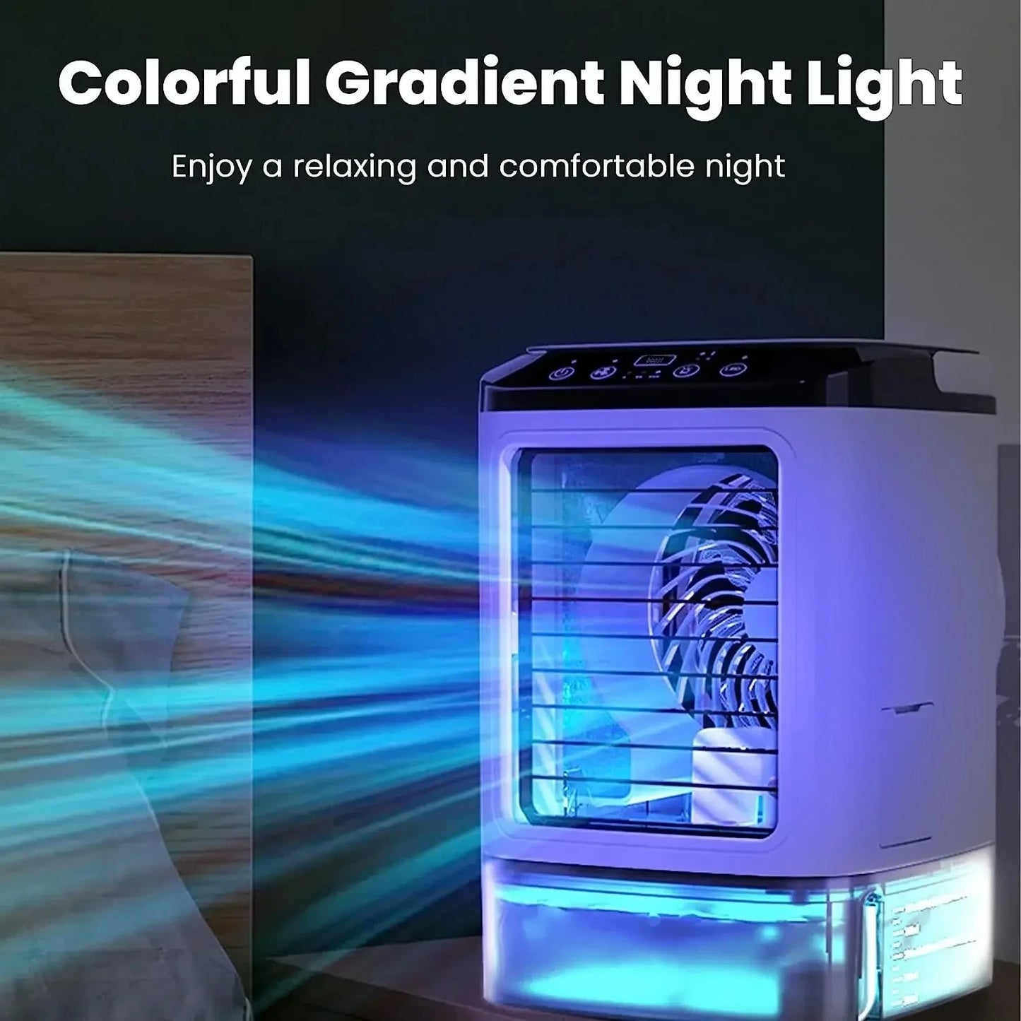 3-Speed Portable Aircon with Ultrasonic Cooling