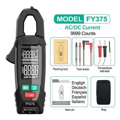 AC DC Clamp Electric Meter