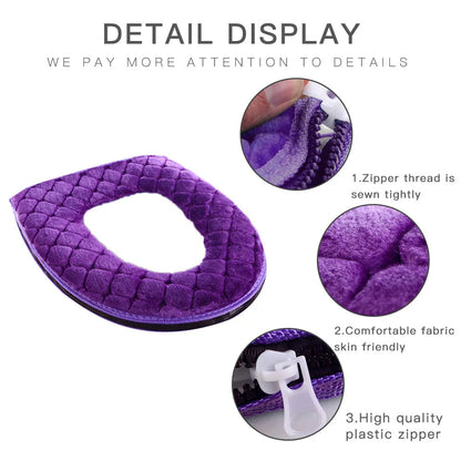 Bathroom Toilet Seat Cover (37x44cm)