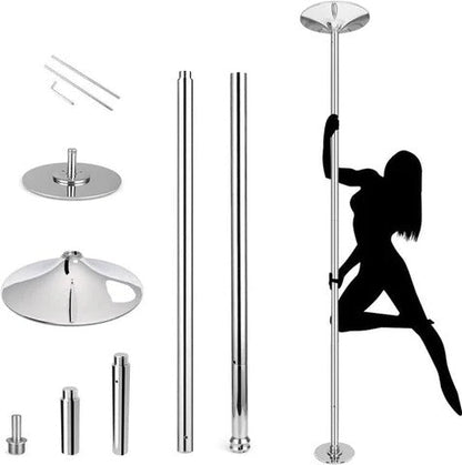 Portable Home Fitness Spinning Dance Pole 1.7in