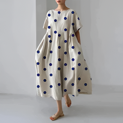 Casual and elegant dress with flora print