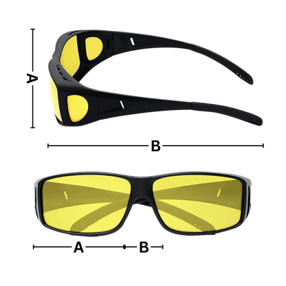 Night driving clarity glasses